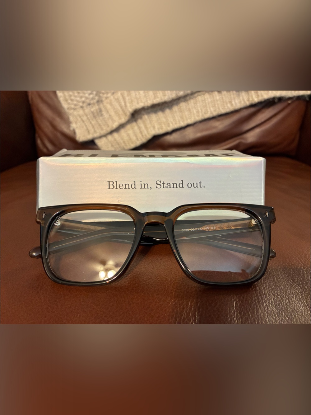 Classic Square Women's Glasses in Dark Tortoiseshell